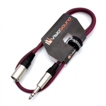 Load image into Gallery viewer, Male XLR to 6.35mm Stereo TRS Jack Lead / Balanced Signal / Audio Speaker Cable
