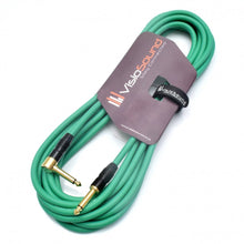 Load image into Gallery viewer, Premium Guitar Bass Lead 6.35mm 1/4&quot; Angled Jack / Pro Noiseless Instrument Cable
