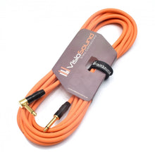 Load image into Gallery viewer, Premium Guitar Bass Lead 6.35mm 1/4&quot; Angled Jack / Pro Noiseless Instrument Cable
