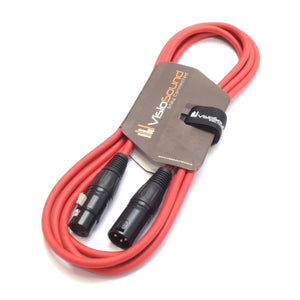 Premium Microphone Lead Male XLR to Female XLR - Pro Noiseless Balanced Cable